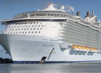 Taíno Bay recibe a Allure of the Seas, uno de los barcos más grande del mundo