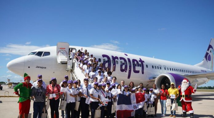 ARAJET HACE VUELO DE RECONOCIMIENTO A LA ROMANA DESDE BOGOTÁ