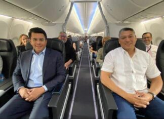 Collado promete poner a “brillar” a Santiago en materia de turismo durante feria en Bogotá