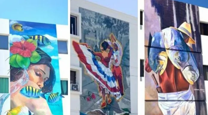 “Ruta de arte y color” en el Malecón de Puerto Plata