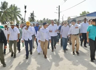 Abinader visita la Isla Saona donde se realiza inversión por 600 millones en obras sociales