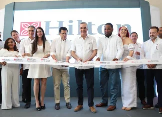 Abinader y Collado encabezan apertura del Hilton Garden Inn en La Romana
