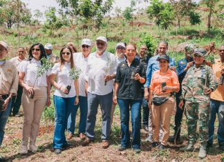 Sur Futuro y Consorcio Energético Punta Cana-Macao reforestan en área protegida privada de Azua