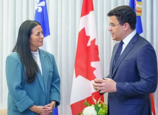 Collado y ministra de Turismo de Canadá estrechan relaciones