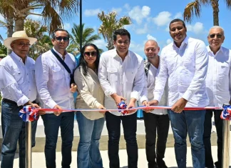 Ministro de Turismo inaugura sendero peatonal en Cabrera