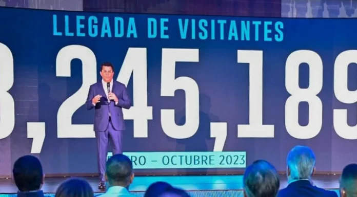 Llegan al país 8,245,189 turistas al mes de octubre