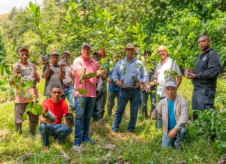 Ejecutivos de Cacao Green realizan jornada de reforestación antes de iniciar el desarrollo del proyecto